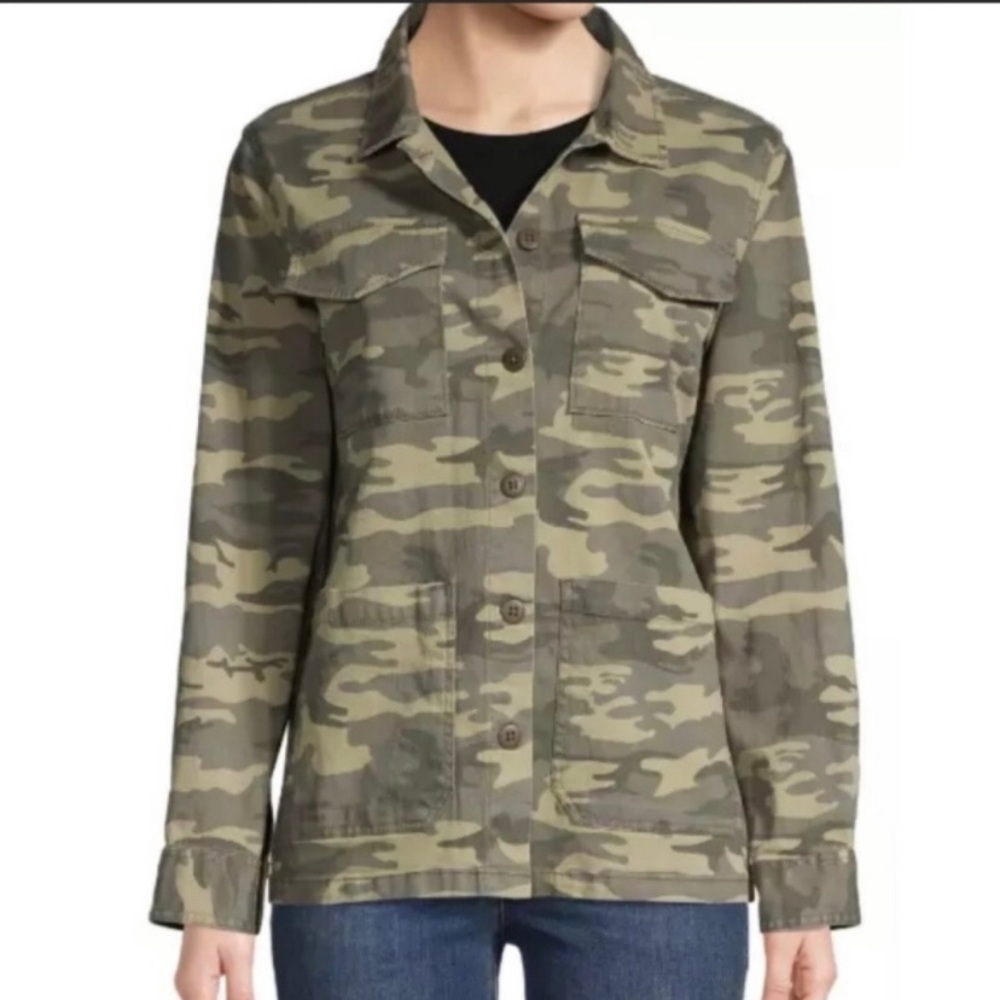 Sanctuary Camouflage Button Up Jacket